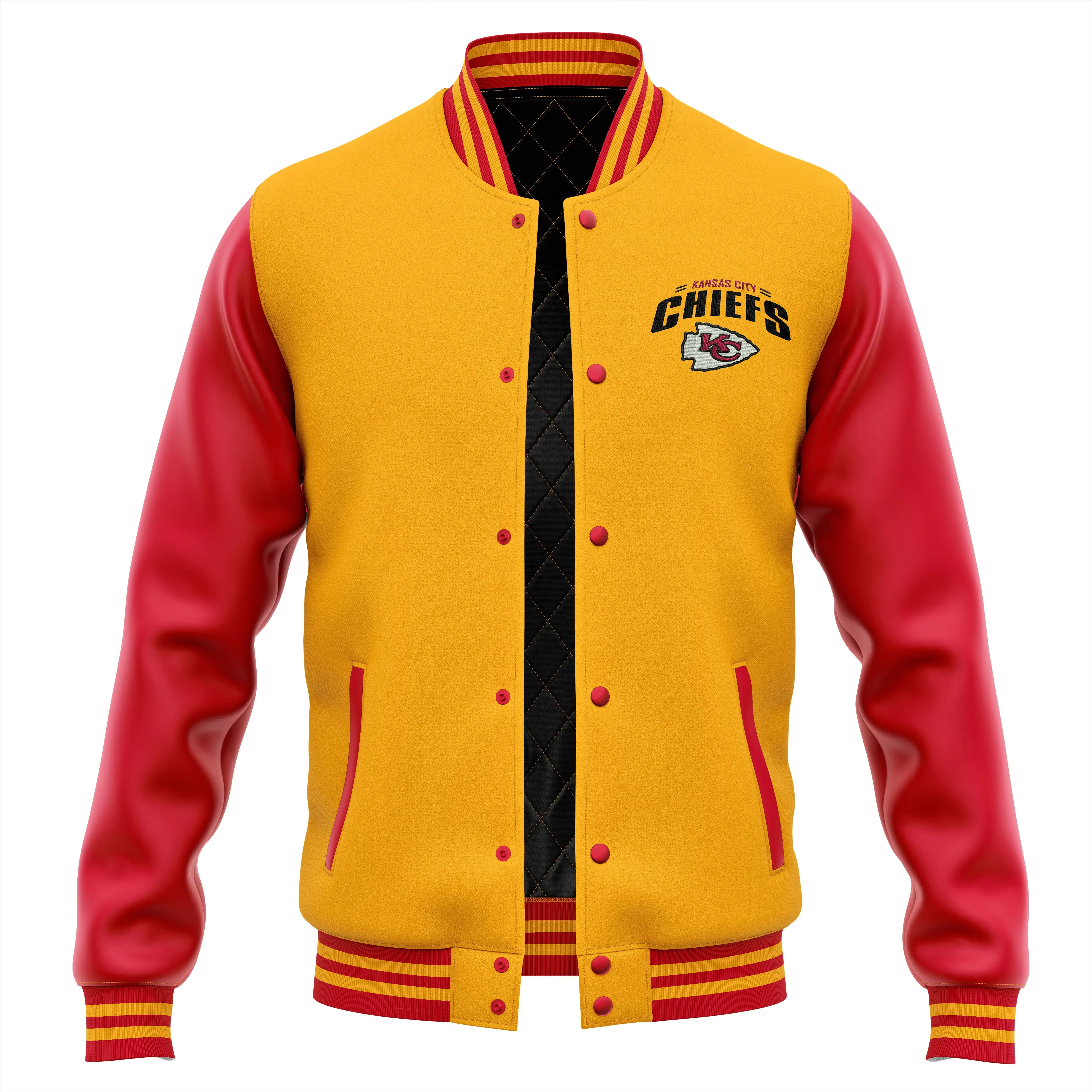 NFL Men 'S College Varsity Jacket Với Tay Áo Da Và Tùy Chỉnh Thiết Kế Logo Bóng Chày Áo Khoác Arizona Hồng Y