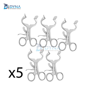 Instrumentos de acero inoxidable Molt, mordaza Dental, abridor de boca quirúrgico, 5 piezas - Product Image 2