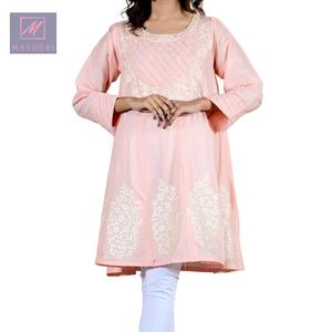 <span class=keywords><strong>2025</strong></span> Mùa Hè Bộ Sưu Tập Ấn Độ Pakistan Phong Cách Bông Kurtis Thiết Kế Hiện Đại Áo Dài Cho Đảng Mặc Handmade Kỹ Thuật - Product Image 1