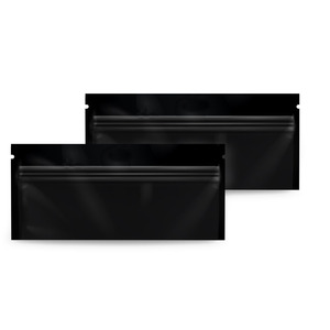 Loud Lock Pre-rolls Smell Proof Mylar Bags All Black Dispensary Packaging Bags For Food Storage Resealable Bags