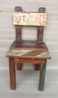 Chaise haute pour bébé en bois massif recyclé écologique de haute qualité Shiva, nouveau design d'usine, pour enfants, bébés, chambre, hôtel, salon