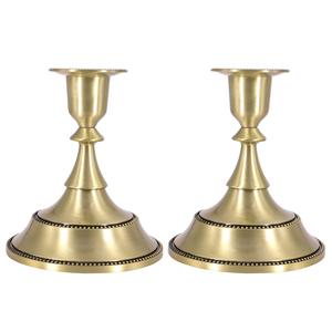 เชิงเทียนทองเหลืองแบบแท่งสำหรับตกแต่งโต๊ะโดย brassworld อินเดีย - Product Image 4