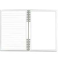 Hot Wet Effaçable Réutilisable Recyclé Smart Spiral Notebook Étanche Promotionnel Caractéristiques Scannables Couverture PP