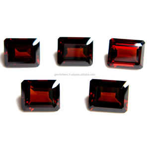 Calidad de grado de exportación Mozambique rojo granate pera trillón Esmeralda forma mixta corte facetado fabricación de joyas piedras preciosas sueltas OEM a granel - Product Image 3