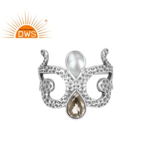 ชุดพลอยอเมทิสต์สีขาวไข่มุกธรรมชาติ,แหวนเจ้าหญิงสีเขียวเงินสเตอร์ลิงขายส่ง - Product Image 1