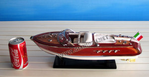 Deko — bateau artisanal en bois, modèle d'aquarama - Product Image 5