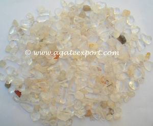 Pierre semi-précieuse artisanat pierres d'agate brésilienne puces - Product Image 2