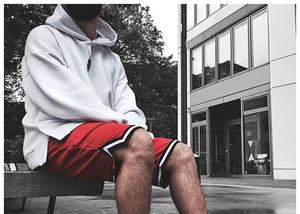 High Street Wear Pantalones cortos de baloncesto de fitness sólidos para hombre Cintura elástica Bordado Logo Cremallera Malla Bolsillos laterales Secado rápido - Product Image 5