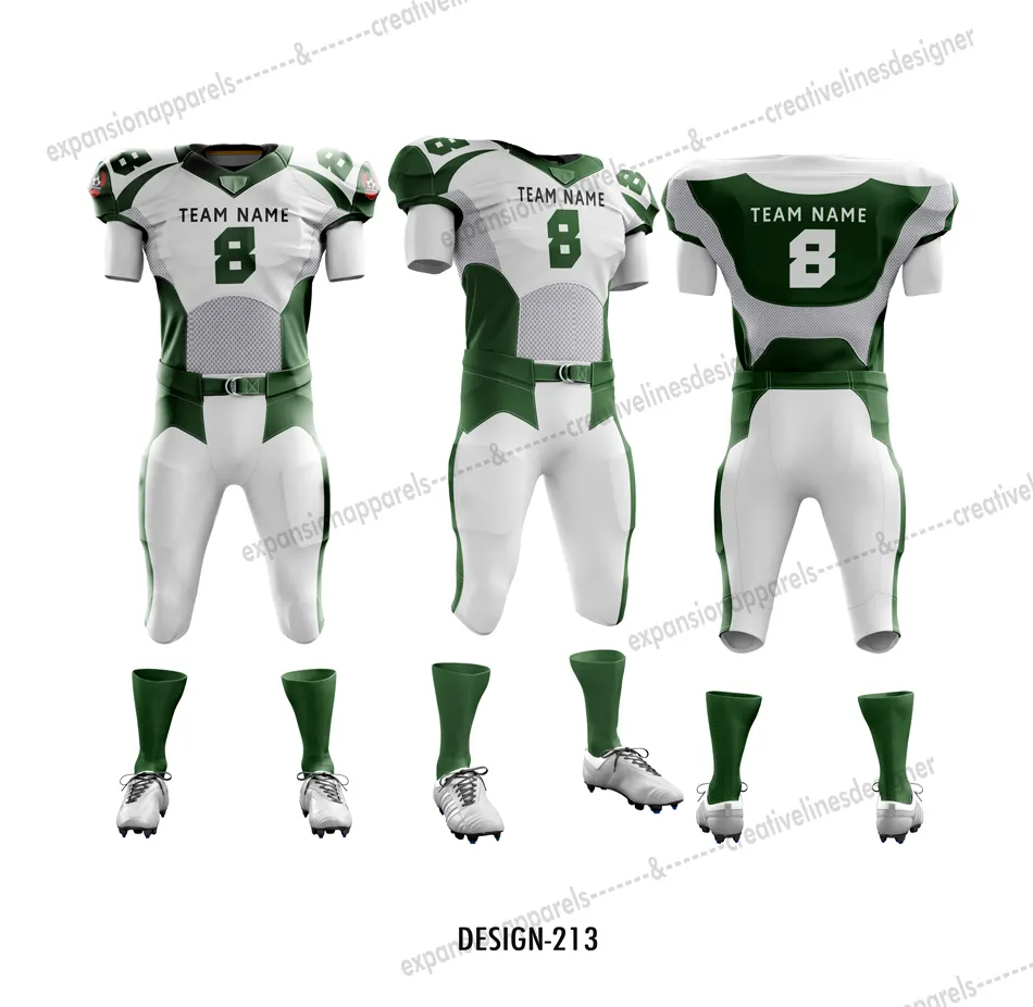 AMERICAN Football Uniform Sublimation Tackle TWILL Padded Pant of Manufacturer American Football Wear Custom Logo Sportswear Men