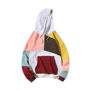 Sweat-shirt à capuche pour homme, pièces de travail en coton et Polyester, manches longues, imprimé, surdimensionné - Product Image 2