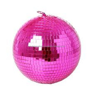 Bola colgante de mosaico rosa, adornos navideños festivos - Product Image 1