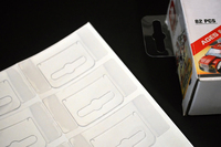 Attaches pliables de style européen avec adhésif thermofusible, transparentes, imperméables, taille personnalisable