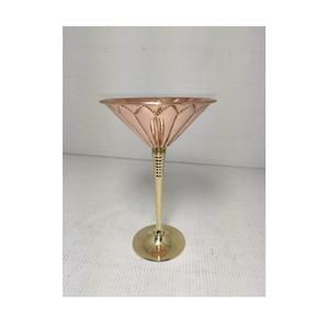 Handmade Copper <b>Goblet</b> Wine <b>Glass</b> Holder with Custom Logo Engraving Water-Friendly Red Wine <b>Glass</b> - Product Image 1