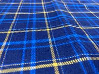 Tissu de chemise en sergé dobby teint en fil de haute qualité pour vêtements décontractés garçons et filles, sacs et usage industriel