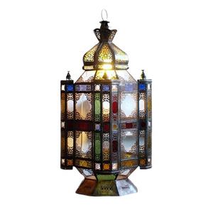 Modern Handmade <b>Large</b> Moroccan <b>Candle</b> <b>Lantern</b> Decorative Hanging Metal <b>Lanterns</b> Exporters India - Product Image 1