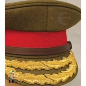 หมวกปีกกว้างแบบมีสายรัดสองแถว สีเขียวมะกอก (OEM) สำหรับเครื่องแบบรักษาความปลอดภัย ขายส่งและส่งออกโดยบริษัท Belt Corporation PK - Product Image 1