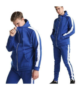 Chándal de dos piezas para hombre, traje de chándal personalizado para correr de gran tamaño, ropa de entrenamiento de fútbol, chándal de algodón para niños 2022 - Product Image 3