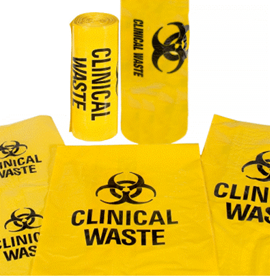 Fabricante de Bolsas Desechables para Residuos Hospitalarios Peligrosos con Refuerzo Lateral, Plástico HDPE y Cierre con Cordón - Product Image 2