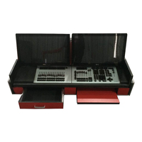Saida — station de travail CDJ en plastique, étagère de vol avec tiroir de table pour ordinateur portable