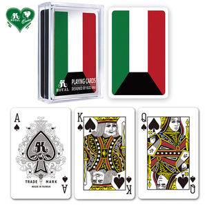 ชุดไพ่โป๊กเกอร์พลาสติกดีไซน์ธงประจำชาติของคูเวตออกแบบได้ตามต้องการ - Product Image 2