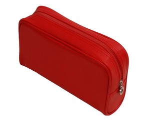 Bolsa de cosméticos de cuero genuino con cremallera, logotipo personalizado, gran oferta, precio de fábrica - Product Image 1