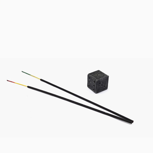 Bruciatore di incenso in metallo nero antico Chaman India per uso domestico, elegante decorazione - Product Image 2