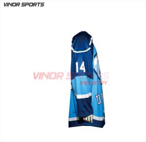 Camiseta de hockey para hombre camuflaje personalizada al por mayor en blanco XXL Western XXXL OEM personalizado XXS Logo camisetas para jugadores de hockey sobre hielo - Product Image 3