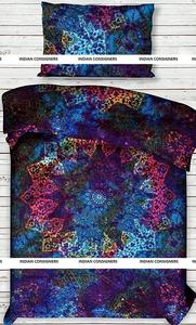 ชุดเครื่องนอนผ้าฝ้ายหลายขนาดลายดาวมันดาลาผ้าคลุมเตียงนอนแบบกลับด้านได้สำหรับตกแต่งบ้านห้องนั่งเล่นโดยคนอินเดีย - Product Image 5