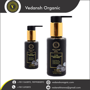 Marque privée Huile de contrôle du visage au charbon de bambou bio Nettoyant visage anti-acné Nettoyant visage blanchissant pour hommes - Product Image 5