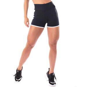 Short de yoga taille haute avec logo personnalisé de haute qualité pour femmes Nouvelle tendance Active Gym Running Wears Respirant Feature Pattern - Product Image 1