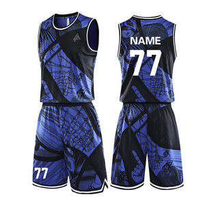 Short en jersey de basket-ball pour hommes personnalisé en gros, uniforme de sublimation réversible respirant avec option de taille plus avec design - Product Image 4