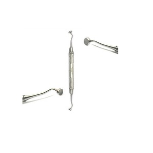 Instrument de greffe osseuse compacteur en acier inoxydable dentelé Garft Packer Clip manuel Source d'alimentation électrique plastique métal - Product Image 3