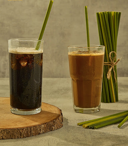 Pajitas desechables para beber de hierba | Pajitas de hierba natural sin químicos | Pajitas de hierba naturales con logotipo personalizado de Vietnam - Product Image 2
