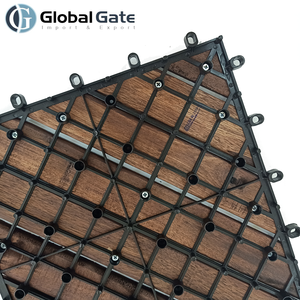 กระเบื้องดาดฟ้าไม้อะคาเซียที่เชื่อมต่อกันทันสมัยสำหรับกลางแจ้งสวนภายนอกเรียบสำหรับวิลล่าปูพื้นคุณภาพสูง - Product Image 6