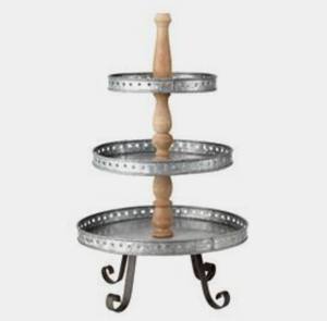 ถาดวางเค้กโลหะกัลวาไนซ์แบบคลาสสิกสำหรับบ้านโรงแรมร้านอาหารขายส่ง - Product Image 5