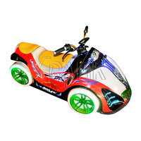 Voitures pare-chocs sur le sol féerique d'intérieur et d'extérieur, simulateur de moto électrique, amusant, pour parc d'attractions, 21 pièces