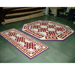 Tamaño personalizado alfombras Alfombra de lana hecho a mano de la india alfombra - Product Image 4