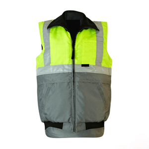 Gilet de sécurité réfléchissant pour la construction, en polyester respirant, unisexe, pour la conduite nocturne et le travail - Product Image 3
