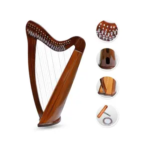 Irish Harp Round Back 22 Strings Harp