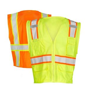 Chaleco de seguridad de alta visibilidad, parche de trabajo con bolsillo, chaleco reflectante Protector de seguridad - Product Image 1