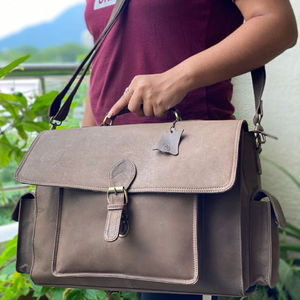 Handmade Leather Office Use Messenger <b>Bag</b> <b>Laptop</b> Leather <b>Bags</b> - Product Image 5
