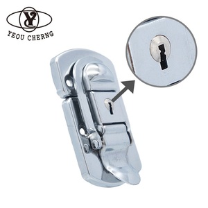 Plastic tool box case <b>locks</b> with HC220 plated silver metal fastener <b>lock</b> high quality other bag part & accessories hardware - Product Image 1
