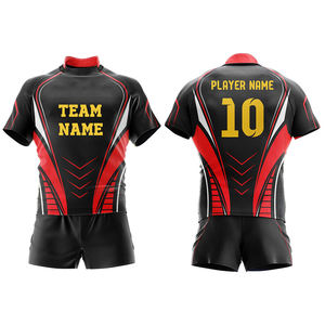 ชุดเครื่องแบบรักบี้แบบระเหิดสำหรับทุกเพศชุดเสื้อและกางเกงขาสั้นสำหรับ2023มีโลโก้ตามสั่ง - Product Image 4