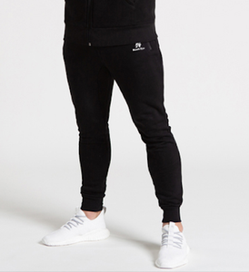 Survêtement pour hommes, vêtement en coton molletonné, de couleur noire, avec manches en raglan, près du corps, fait avec Hawk Eye Sports, livraison gratuite - Product Image 5