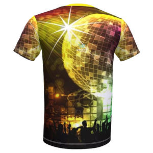 Camiseta personalizada para hombre, sublimación de tinte en blanco, camisetas de lejía sintética, camisetas 100% de poliéster y algodón con tacto suave para hombre, Camisetas estampadas de punto - Product Image 5