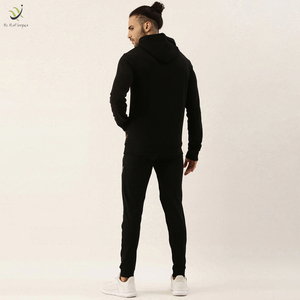 Chándal con capucha de invierno 2022 para hombre, estampado de logotipo personalizado, ropa deportiva para gimnasio con tela de poliéster, precio barato para adultos - Product Image 3