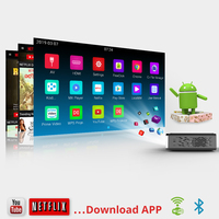 Projecteur DLP Pico Mini Portable Android R15, 350 Lumens, 1280x800, Haut-parleurs Intégrés, Mémoire 16 Go, LED, pour Affaires et Éducation