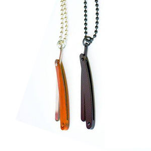 Ciseaux de barbier en acier inoxydable, haute qualité, pendentif, lame en acier inoxydable, bijoux pour hommes, nouvelle collection - Product Image 2