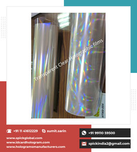 Películas de lámina holográfica PET transparentes autoadhesivas al por mayor, pegatinas industriales personalizadas troqueladas en 3D para manualidades - Product Image 6