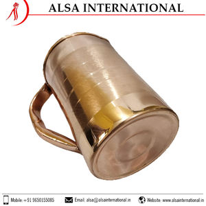 Cantidad a granel Nuevo diseño 100% Jarra de cobre puro con jarra de cobre Silver Touch en diseño y tamaño personalizados - Product Image 3